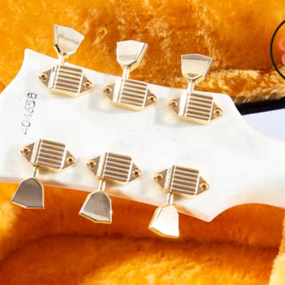 2024 Gibson Custom M2M ’68 Les Paul Custom Nordic Blue 5A Quilt Top TV White COA image 9