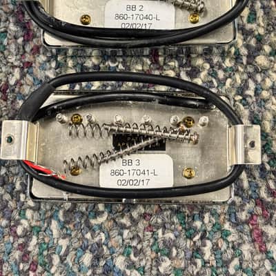 Gibson Burstbucker 2 & 3 Humbucker Set 2017 - Nickel image 3