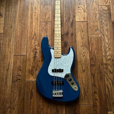 2020 Fender MIJ Hybrid II Jazz Bass with Maple Fretboard Indigo Japan image 2