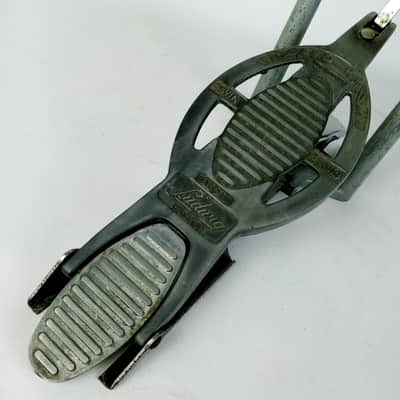 Ludwig Speed King Bass Drum Kick Pedal Twin Spring Beater Vintage60s Chicago USA image 2