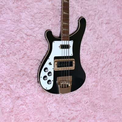 Left handed Rickenbacker 4001 1976 - Jetglo image 2