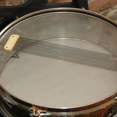 Amati Free Floating brass snare 4x14 image 11