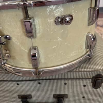 Ludwig-Leedy 14x7 Snare Drum - White Marine Pearl image 4