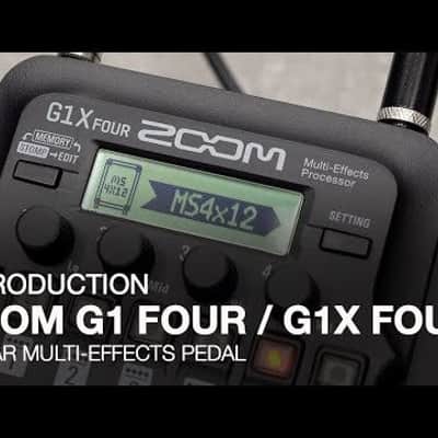 Zoom ZG1X Four Guitar Multi-Effects w/Expression Pedal image 5