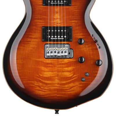 Godin LGXT Electric Guitar - Cognac Burst AA Flame image 1
