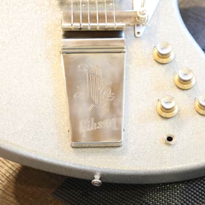 2022 Gibson Custom Shop Non Reversed Firebird 1965 Reissue w/ Maestro Electric Guitar Silver Sparkle + COA OHSC image 5