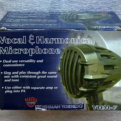 Nady VHM-7 Bushman Torpedo Vocal & Harmonica Microphone 2,000’s - Bright Chrome image 1