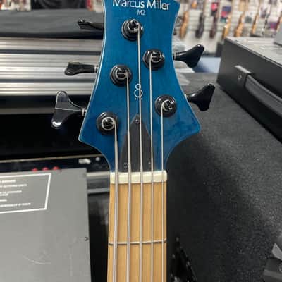 Marcus Miller M2 Sire 5 string Bass - Blue image 3