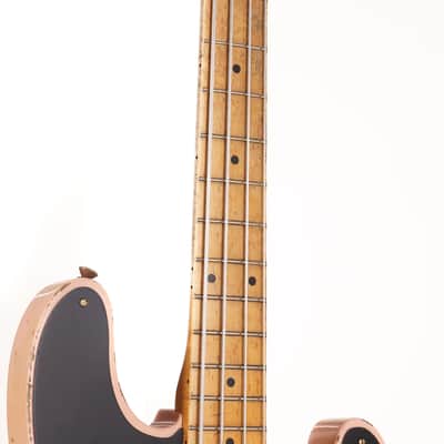 Fender Custom Shop 70th Anniversary 1951 Precision Bass Masterbuilt Andy Hicks Faded Aged Shell Pink image 7