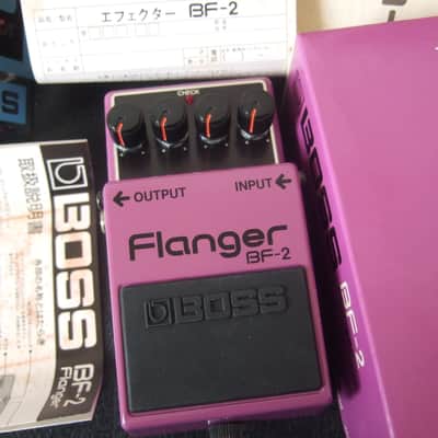 Boss BF-2 Flanger 1984-1990 (Green Label) Made In Japan | Reverb