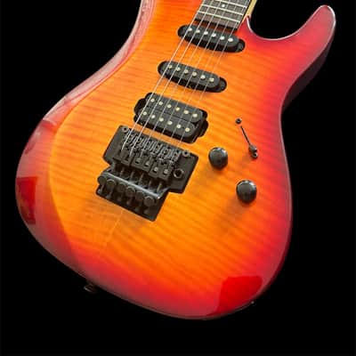 Aria Pro II MA- 28 90βs - Cherry Burst Dinky image 2