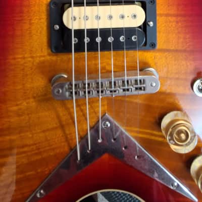Dean V USA Time Capsule!  VIDEO NOW👂!  Limited Edition! BEAUTIFUL Flame Top! 2002 ml - Cherry Sunburst Flame image 21