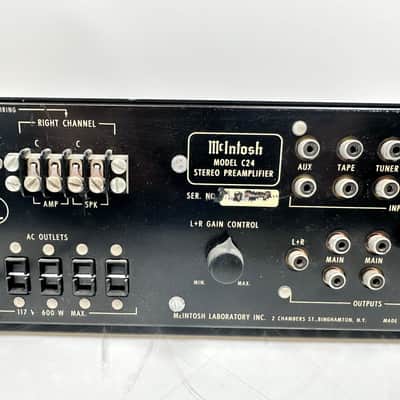 McIntosh C24 Vintage Solid State Stereo Preamplifier image 9