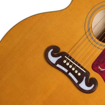 Epiphone J?200 Studio EC Acoustic?Electric Guitar – Antique Natural image 7