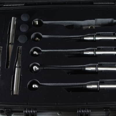 Earthworks DK7 + DM6 Kick Mic Drum Kit System 7-Piece Microphone Set 2018 - 2021 - Silver image 3