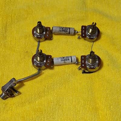 1970's Gibson CTS Les Paul SG Complete Wired Pot Set With Jack image 1