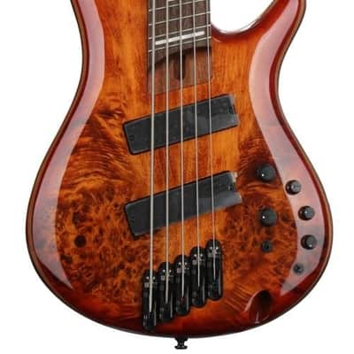 Ibanez SRMS805-BTT Workshop 5-String Multi-Scale Electric Bass - Brown Topaz Burst image 2