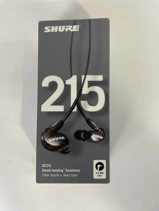 Shure SE215 Single Driver In-Ear Monitors, Black image 1