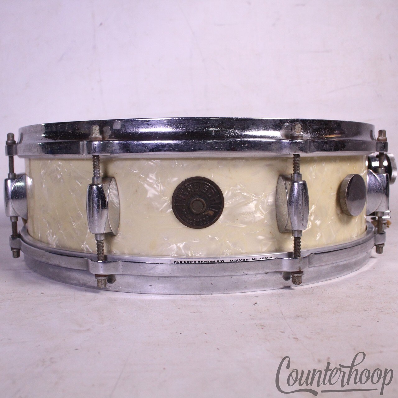 Gretsch 14x4" Max Roach Progressive Jazz Snare Drum WMP Vintage 50s — main photograph