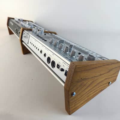 Behringer TD3 RD6 Real Oak Wood Stand Side panel Bass Line Synthesizer Wooden Stand image 4
