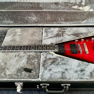 Epiphone Dave Mustaine Flying V Prophecy 2022 - Aged Dark Red Burst image 7