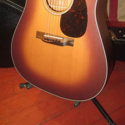 2024 Martin D-18 Satin Amberburst Shaded Top w/ Original Hard Case image 1