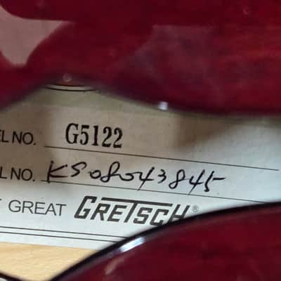Gretsch G5122 125TH Anniversary 2008 - Burgandy image 12