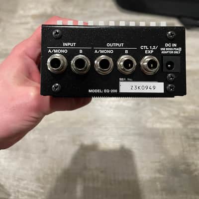 Boss EQ-200 Equalizer 2019 - Present - Black image 3