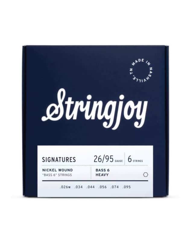 Stringjoy Signatures | Bass VI Balanced Heavy Gauge (26-95) Nickel Wound Guitar Strings image 1