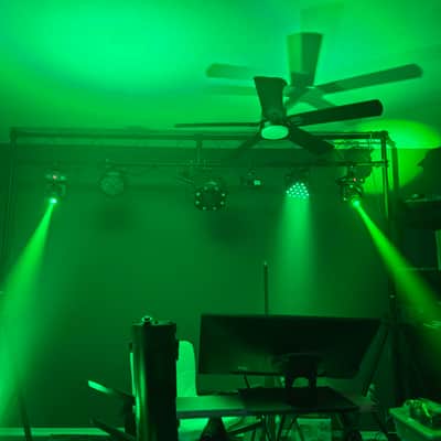 Complete working stage/DJ lighting system ADJ, myDMX, and Chauvet 4 Inno pocket spots LZR AD5 2020 - Metal image 17