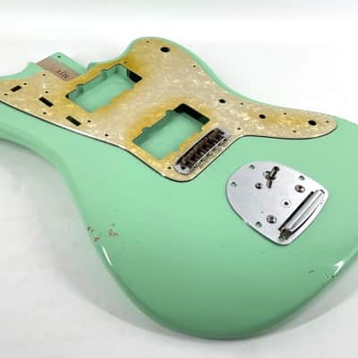 MJT Ultralight Jazzmaster Body 4lbs!! Alder 2025 - Aged Nitro Surf Green image 6