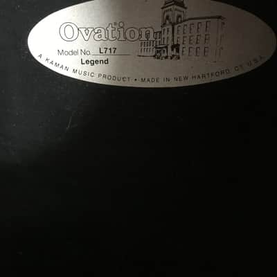 Ovation Left Handed Legend L717 early 70's image 2