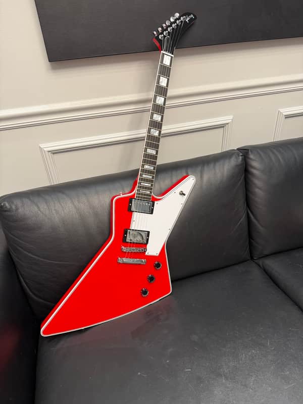 Gibson Explorer Custom Shop 2025 - Racing Red/White Stinger