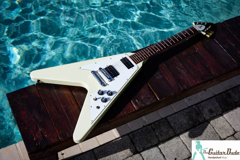 2012 Gibson '68 Flying V - 1968 Reissue - Classic White - w OHSC
