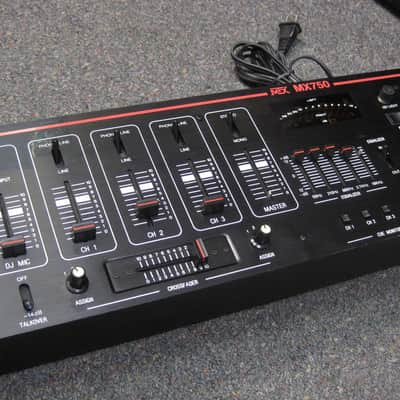 MTX MX750 DJ Mixer MX-750 image 1