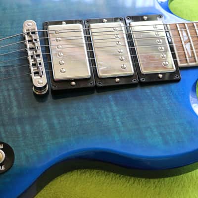 Gibson SG Deluxe 2013 - Cobalt Fade image 14