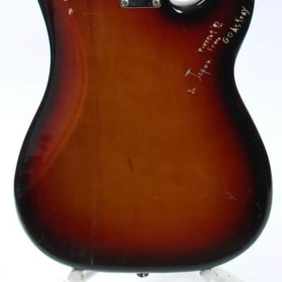 1990 Fender Precision Bass 62 Reissue Lefty sunburst image 6