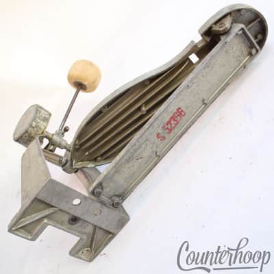 Ghost Classic Pre-Ludwig Bass Drum Pedal Solid Aluminum Footboard US Vintage 60s image 6
