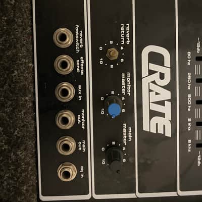 Crate PCM-4 Vintage Powered Mixer / PA Head - Powers On, Untested image 4