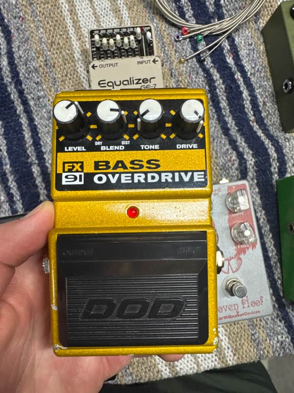 DOD FX91 Bass Overdrive (Made In China) | Reverb