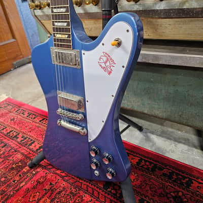 2000 Gibson Custom Shop Firebird V Pelham Blue image 3