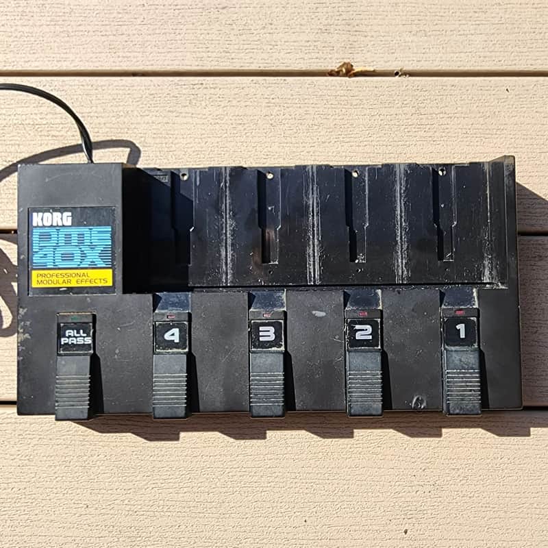 Korg PME-40X Professional Modular Effects System Pedalboard (Empty, Unloaded) Vintage Effect Pedal Module Board Plug-and-Play 1980's image 1