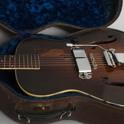 Rickenbacker Ken Roberts Model Hollow Body Electric Guitar (1937), ser. #C-1798, original hard shell case. image 13