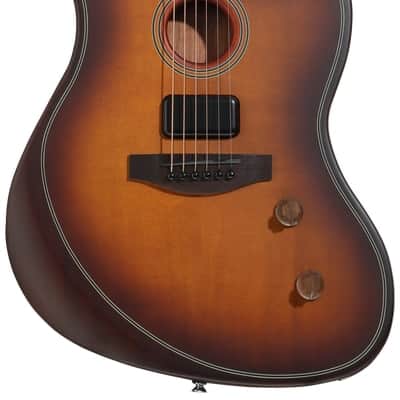 Fender Acoustasonic Standard Jazzmaster Acoustic-electric Guitar - Honey Burst image 2