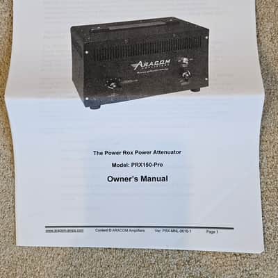 ARACOM Power Attenuator PRX150-Pro for Tube Guitar Amps image 4