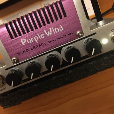 Hotone Nano Legacy Purple Wind from June 2026; 5 Watt RMS, 4-16 Ohms Impedance Guitar Head, 100% new in original box image 2