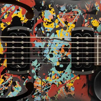 Paul Reed Smith SE Ed Sheeran Cosmic Splash Ltd Ed Hollow Body I Baritone Guitar w/ Gig Bag - Cosmic Splash image 5