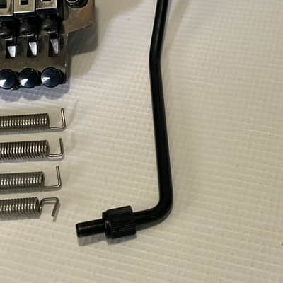 1990's Korean Ibanez RG Series LO-TRS II Cosmo Black Floyd Rose Tremolo Bridge Vibrato & Arm image 4