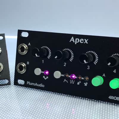 Plum Audio Apex 4ROBOTS - Eurorack dual channel multi function module for Intellijel 1U 2020 Silver image 2