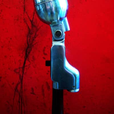 Vintage RARE 1940's Electro-Voice 612 / 630 Omnidirectional Dynamic Microphone Hi Z w Astatic E6G desk stand 638 640 prop display image 9